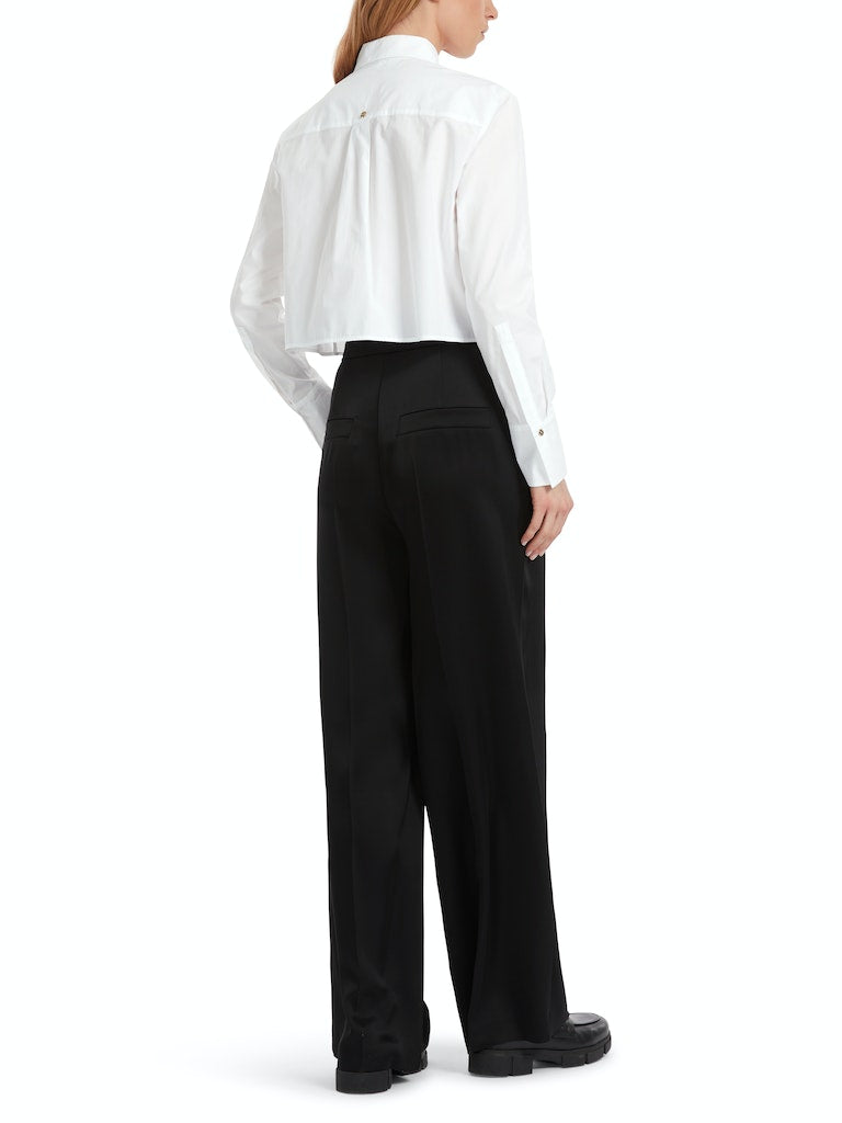 Kurze Baumwollbluse