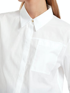 Kurze Baumwollbluse