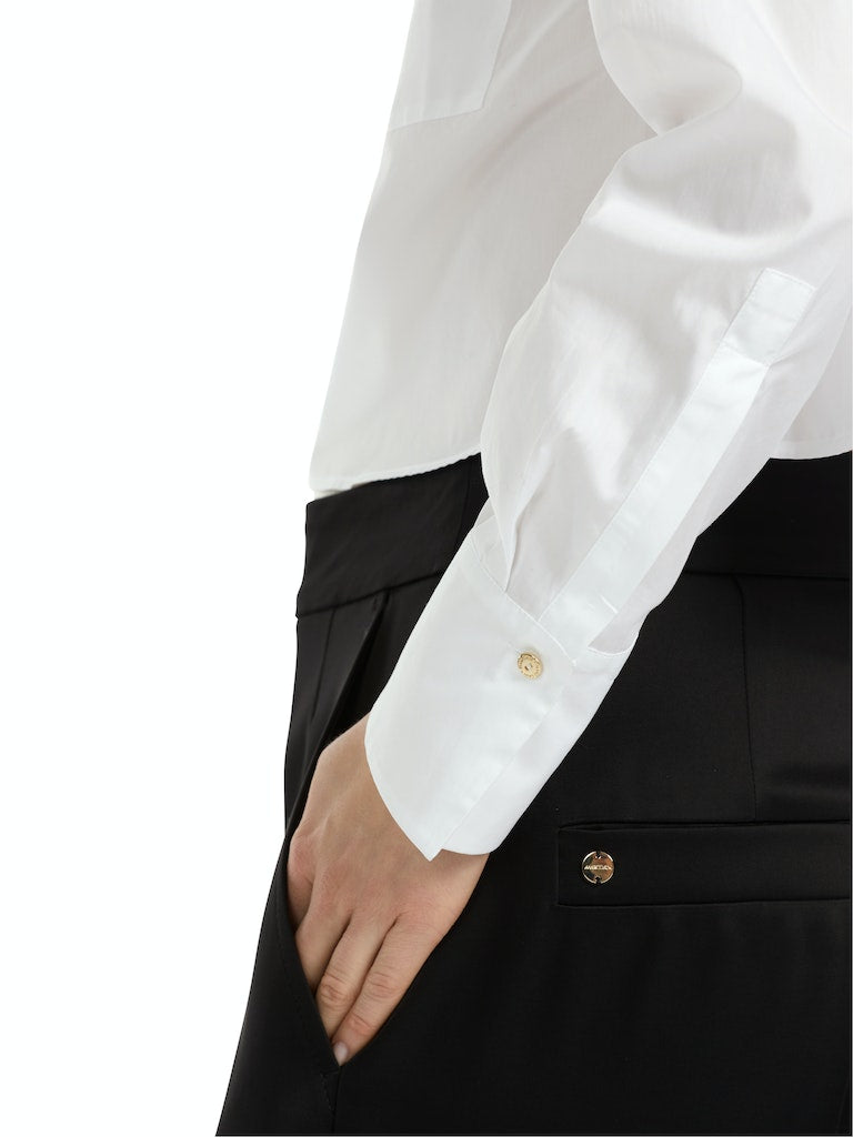 Kurze Baumwollbluse