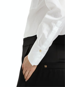 Kurze Baumwollbluse