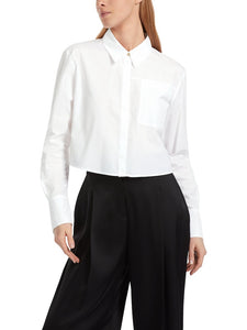 Kurze Baumwollbluse