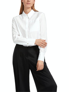 Kurze Baumwollbluse
