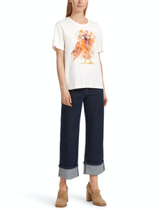 T-Shirt mit 3D-Applikation