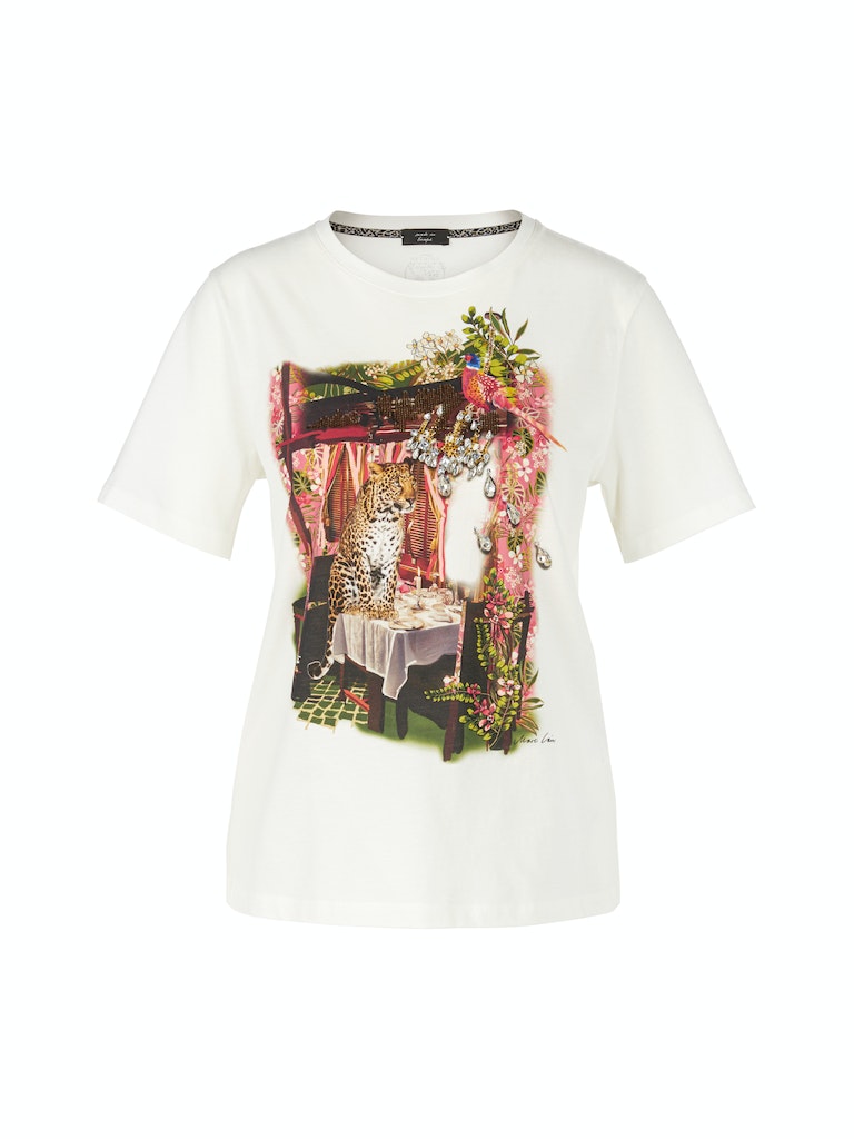 Baumwoll -T-Shirt "Rethink Together"
