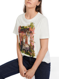 Baumwoll -T-Shirt "Rethink Together"