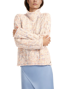 Zopfmuster-Pulli Knitted in Germany
