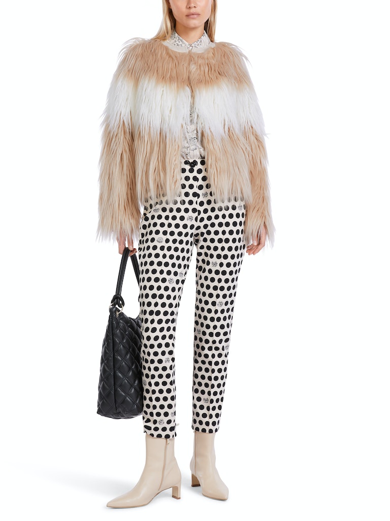 Outdoorjacke aus zotteligem Fun-Fur
