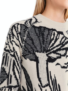 Gemusterter Sweater "Rethink Together"