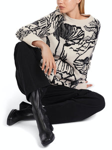 Gemusterter Sweater "Rethink Together"