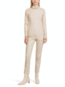 Longsleeve mit Materialmix