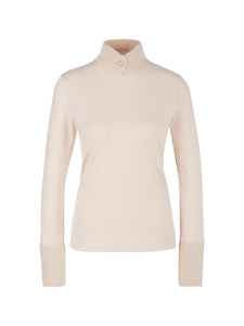 Longsleeve mit Materialmix