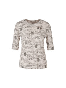 T-Shirt mit Alloverprint