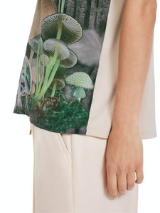 Bluse mit Fotoprint