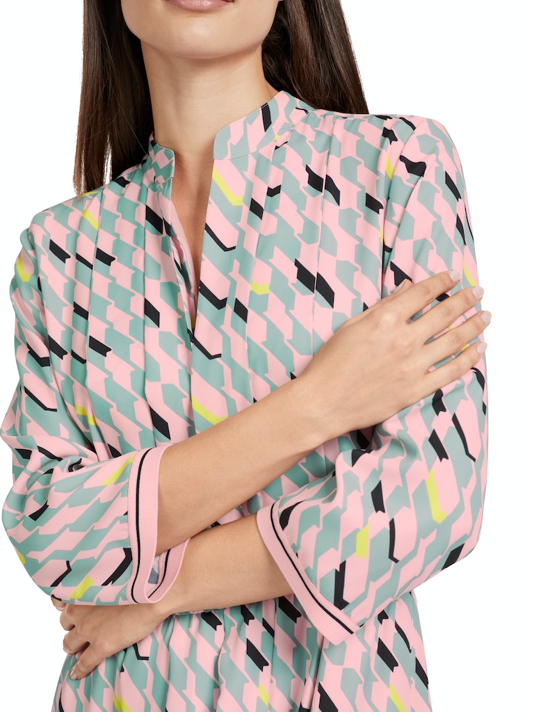 Midikleid mit Falten-Details