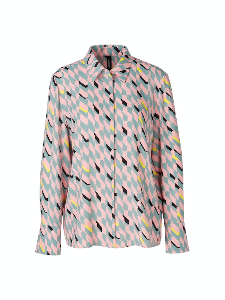 Bluse mit grafischem Dessin