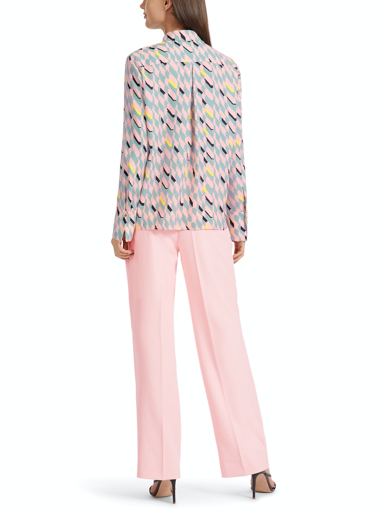 Bluse mit grafischem Dessin