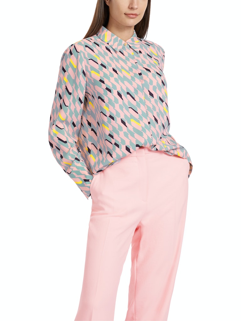 Bluse mit grafischem Dessin