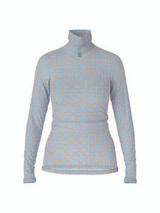 Figurnahes Rollkragen T-Shirt