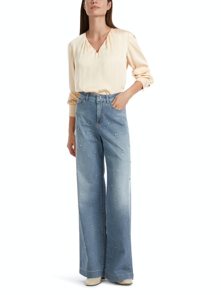 Perlenbestickte Jeans WARRI