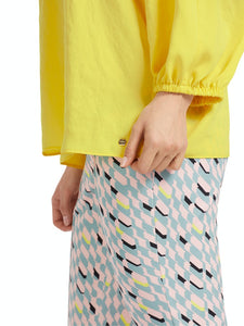 V-Neck-Bluse "Rethink Together"