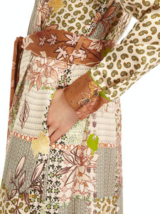 Kleid mit Bindegürtel