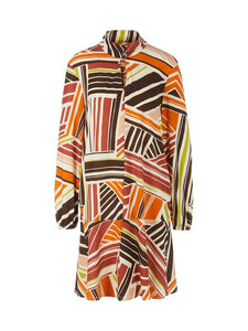 Kleid im Streifen-Dessin