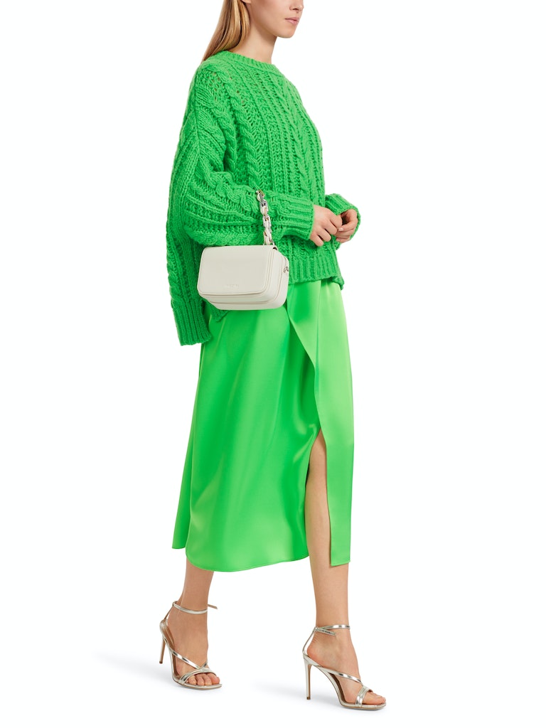 Zopfmuster-Pulli Knitted in Germany