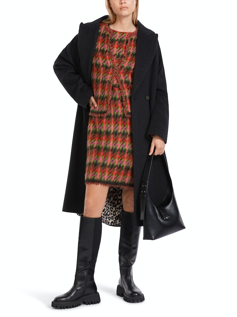 Karierter Cardigan Knitted in Germany