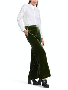 Samthose WEIDA mit weitem Bein