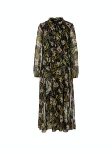 Duftiges Kleid mit floralem Alloverprint