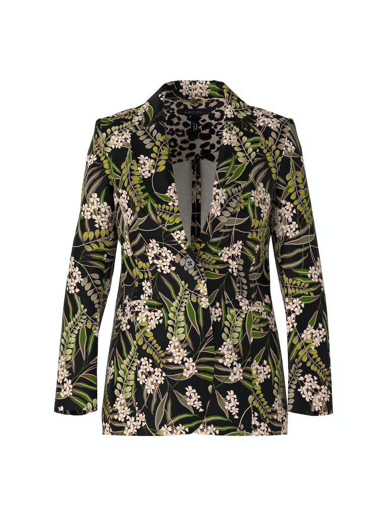 Blazer mit floralem Print