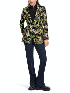 Blazer mit floralem Print