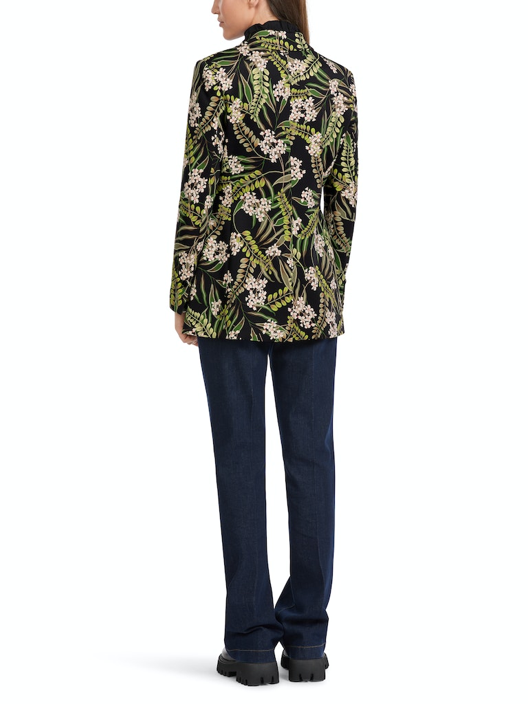 Blazer mit floralem Print