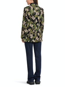 Blazer mit floralem Print