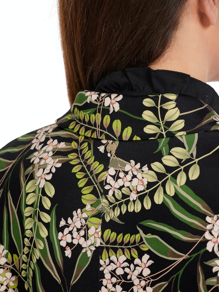 Blazer mit floralem Print
