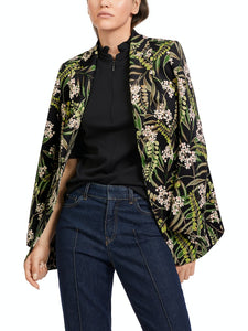 Blazer mit floralem Print