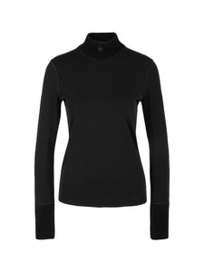 Longsleeve mit Materialmix