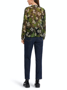 Bluse mit Alloverprint