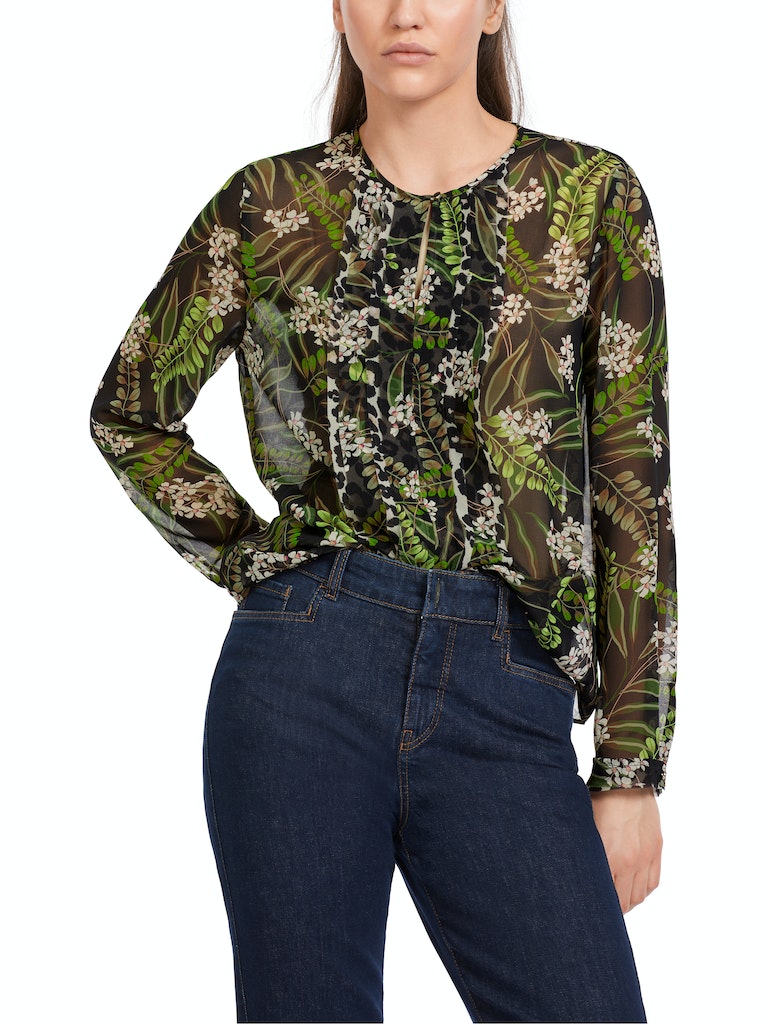 Bluse mit Alloverprint