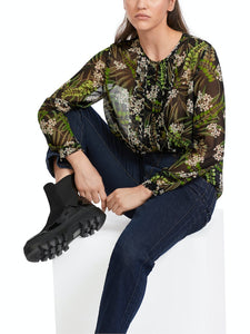 Bluse mit Alloverprint