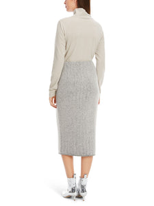 Schmaler Midirock Knitted in Germany