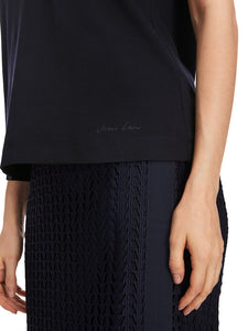 T-Shirt mit Strass-Details