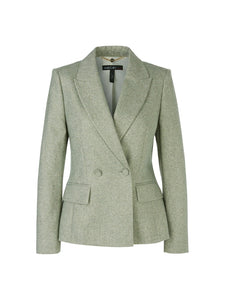 Fischgrat-Blazer mit Lurex-Details-AUSVERKAUFT