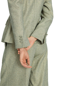 Fischgrat-Blazer mit Lurex-Details-AUSVERKAUFT