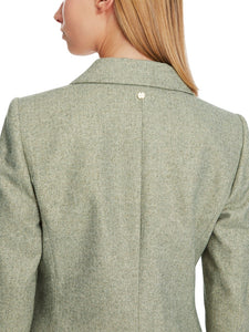 Fischgrat-Blazer mit Lurex-Details-AUSVERKAUFT