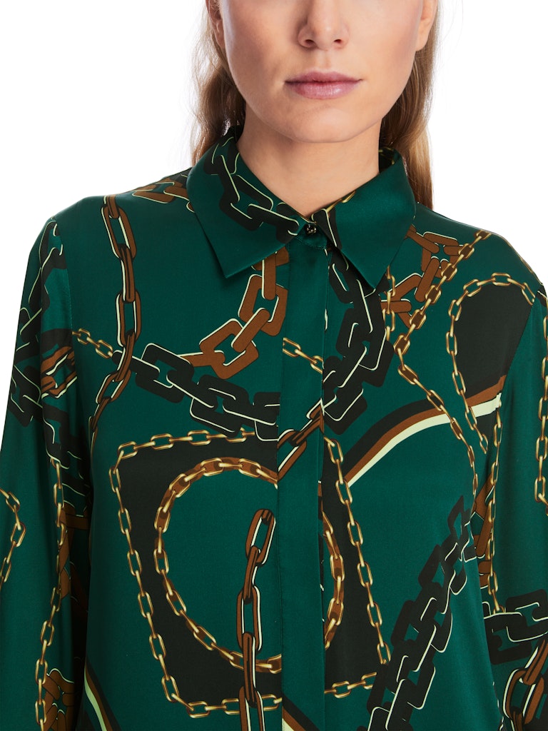 Hemdblusenkleid aus Seid
