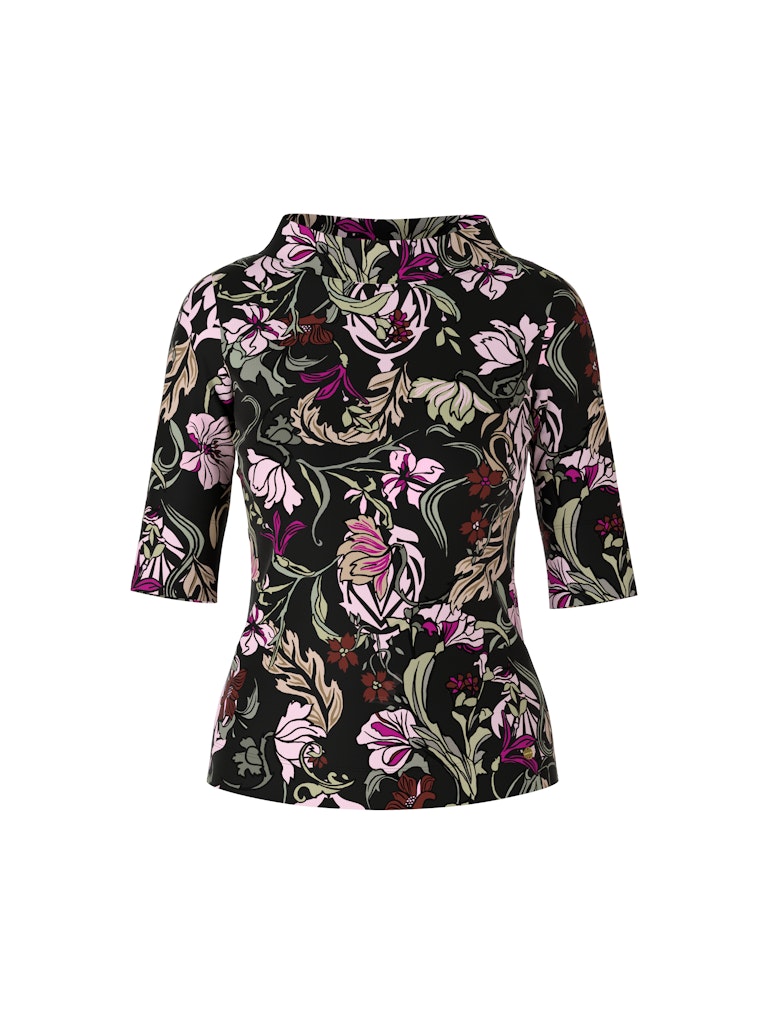 T-Shirt im floralen Dessin