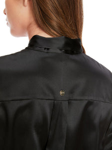 Seidenbluse mit Schluppe