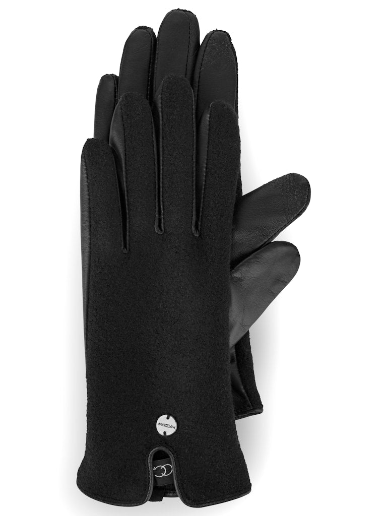Fingerhandschuh mit geschlitzter Stulpe