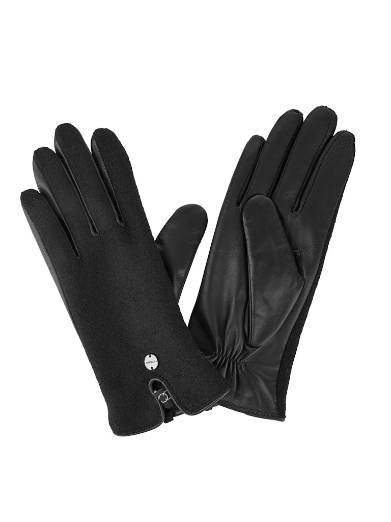 Fingerhandschuh mit geschlitzter Stulpe